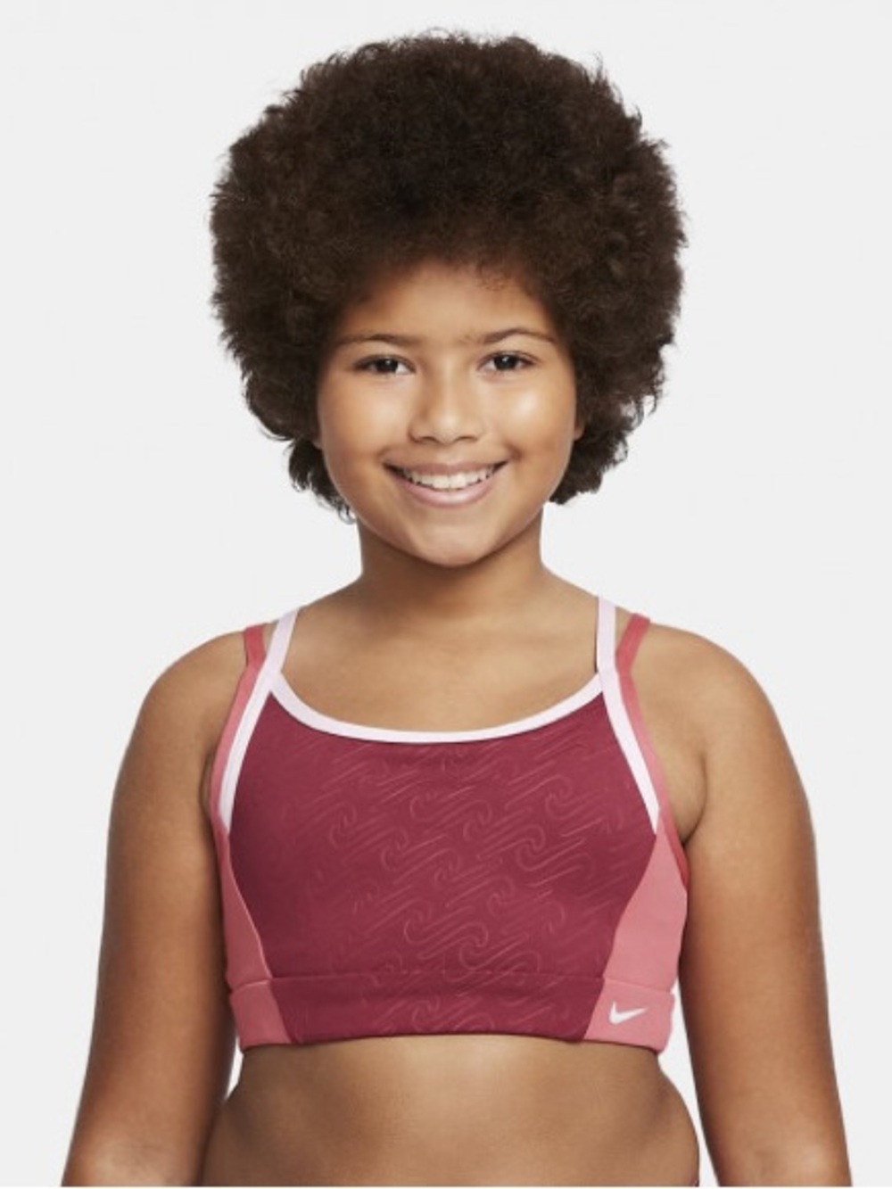 Nike Dri-Fit Indy Icon Clash Pink Sports Bra Size S⁠